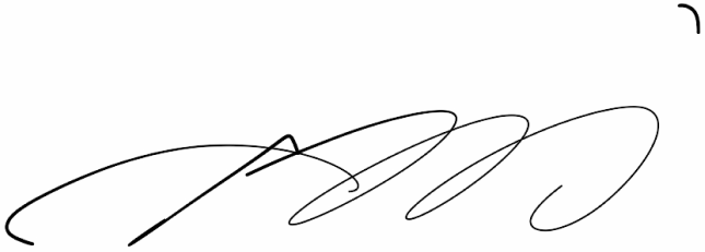 이재영 대표 서명